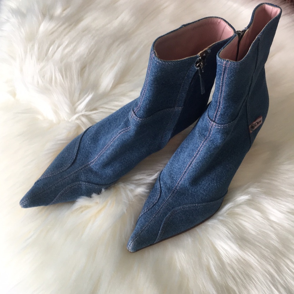 Dior Denim Boots